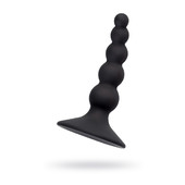Анальная втулка POPO Pleasure by TOYFA Bootes, силикон, черная, 10 см, Ø 2,5 см, 731434