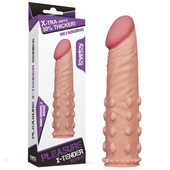 Удлиняющая насадка на пенис X-Tender Penis Sleeve, телесная, +5 см, 28501