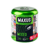 Презервативы Maxus Mixed, набор в железном кейсе, латекс, 18см, 15шт, 175/1