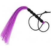 Маленькая резиновая плеть фиолетовая​ 21 см, 292306037