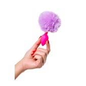 Анальная втулка с хвостом ToDo by Toyfa Sweet bunny, силикон, розовая, 357016