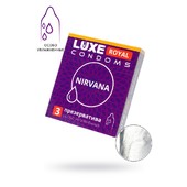 Презервативы Luxe, royal, nirvana, 18 см, 5,2 см, 3 шт, 7707007