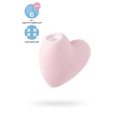 Вакуум-волновой бесконтактный стимулятор клитора Satisfyer Cutie Heart, силикон, розовый, J2018-276-1